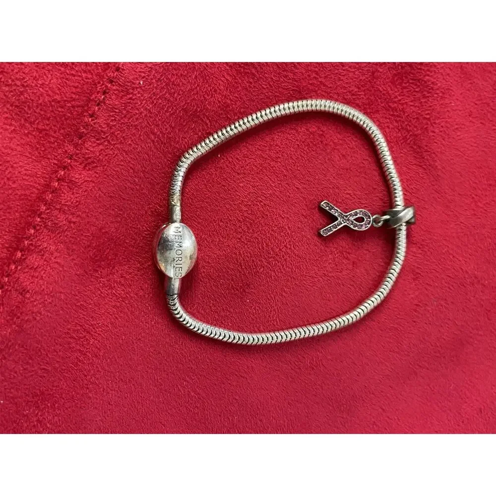 Charmed Memories Kay Jewelers Sterling Silver Snake Bracelet 7.5